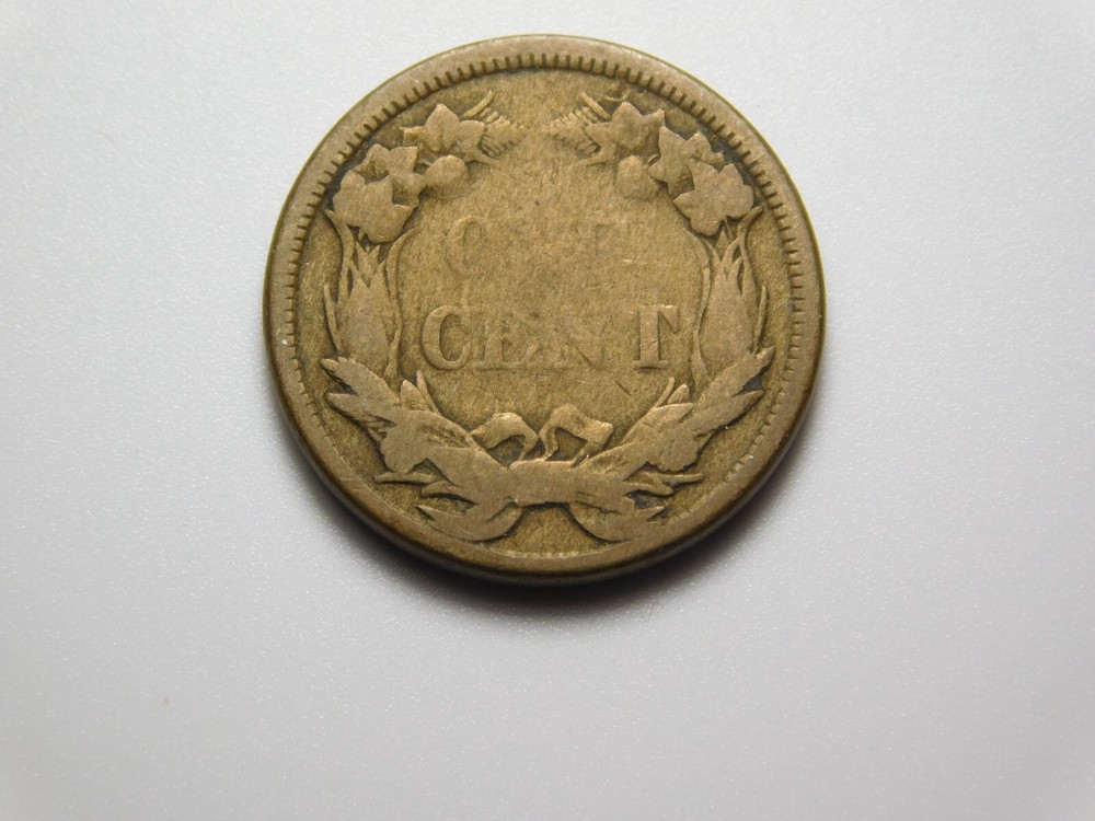 OLD US COIN 1858 FLYING EAGLE CENT PENNY