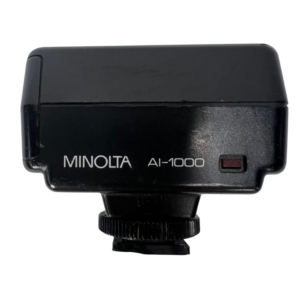 Konica Minolta AI-1000 AF Camera Illuminator Flash Low Light Focus Untested Flaw