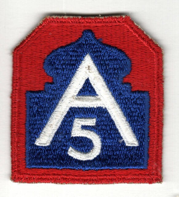 Original U.S. Army patch (1940's) - 5th Army