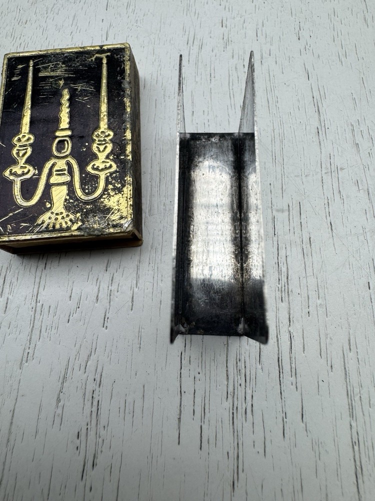 Sterling Silver Matchbox Cover Art Deco Not Monogrammed Embossed Matchbox