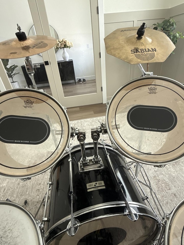 4Pcs Bass Drum Double Pedal Patch, Self-Adhesive Drumhead Protector Stickers ...