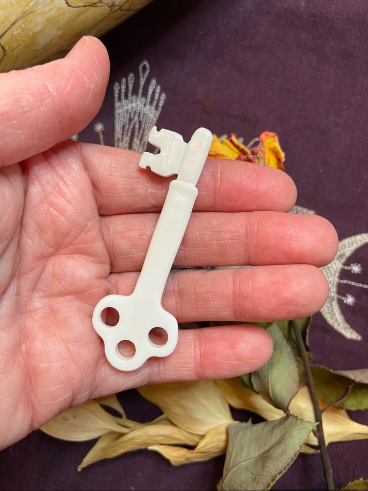 Bovine Bone Skeleton Key, Ethically Sourced Cow Bone, Natural Bone