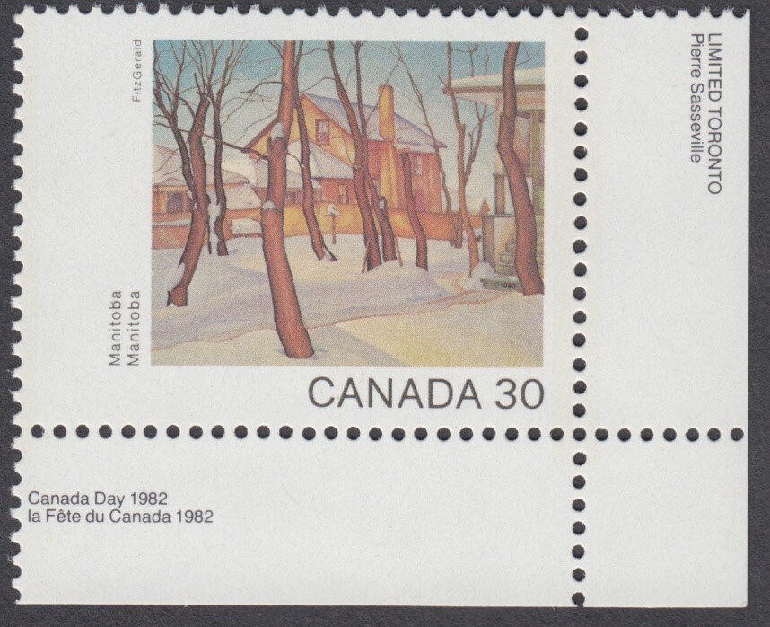 Canada - #966 Canada Day 1982 - Manitoba - MNH