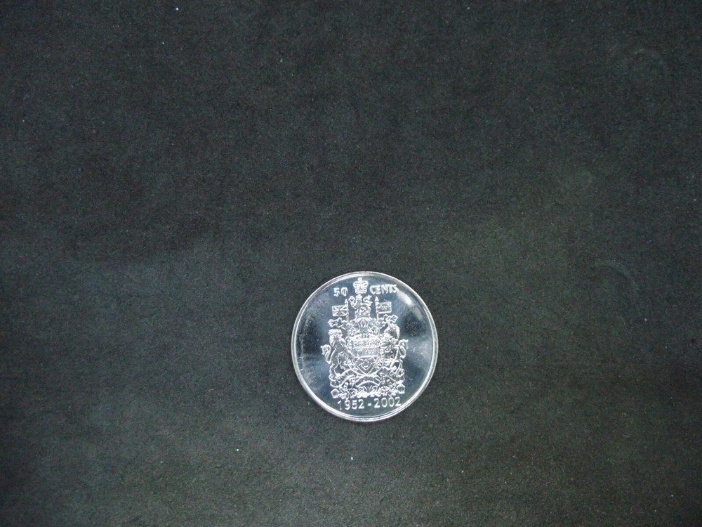 Canada 1952-2002 Half Dollar 50c, Jubilee Commemorative