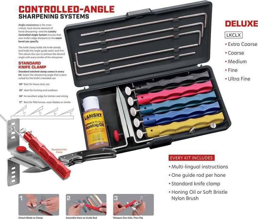 New Lansky Deluxe Sharpening System LKCLX