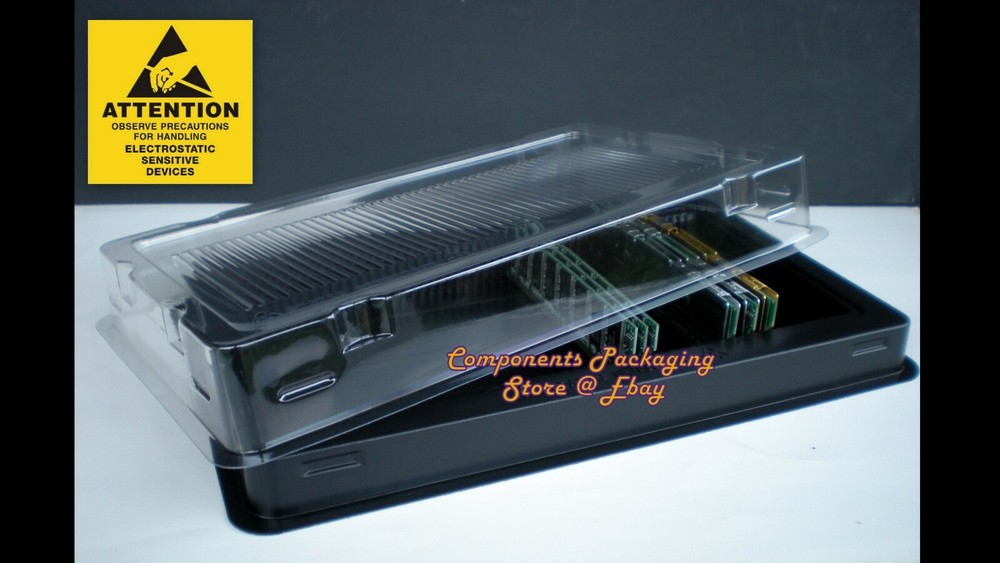 20 - Trays for DDR4 DDR3 DDR2 RAM Memory Case PC Server DIMM Modules - Fits 1000