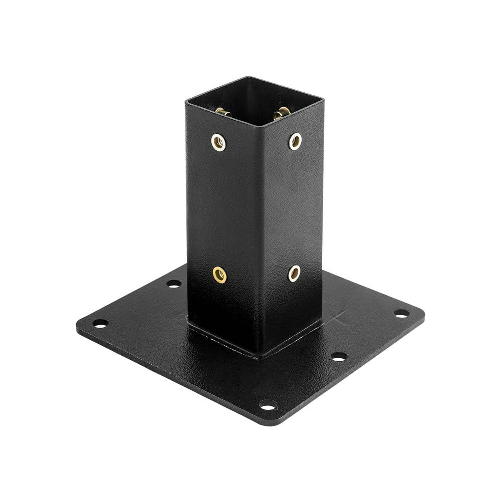 Mailbox Post w/ Base Carbon Steel Mailbox Mounting Post Mailbox Post for Outside