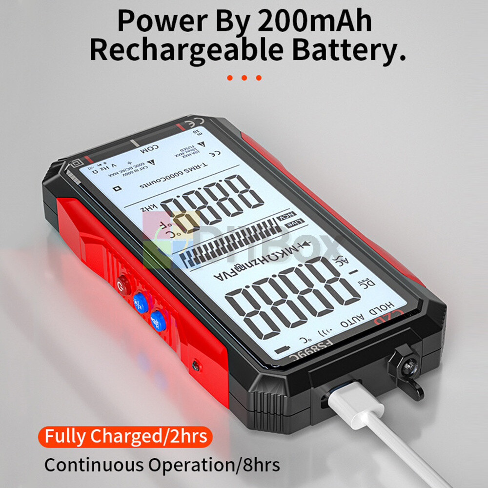 CZD-FS899C Digital Multimeter Auto AC/DC Voltage Current Frequency Meter New