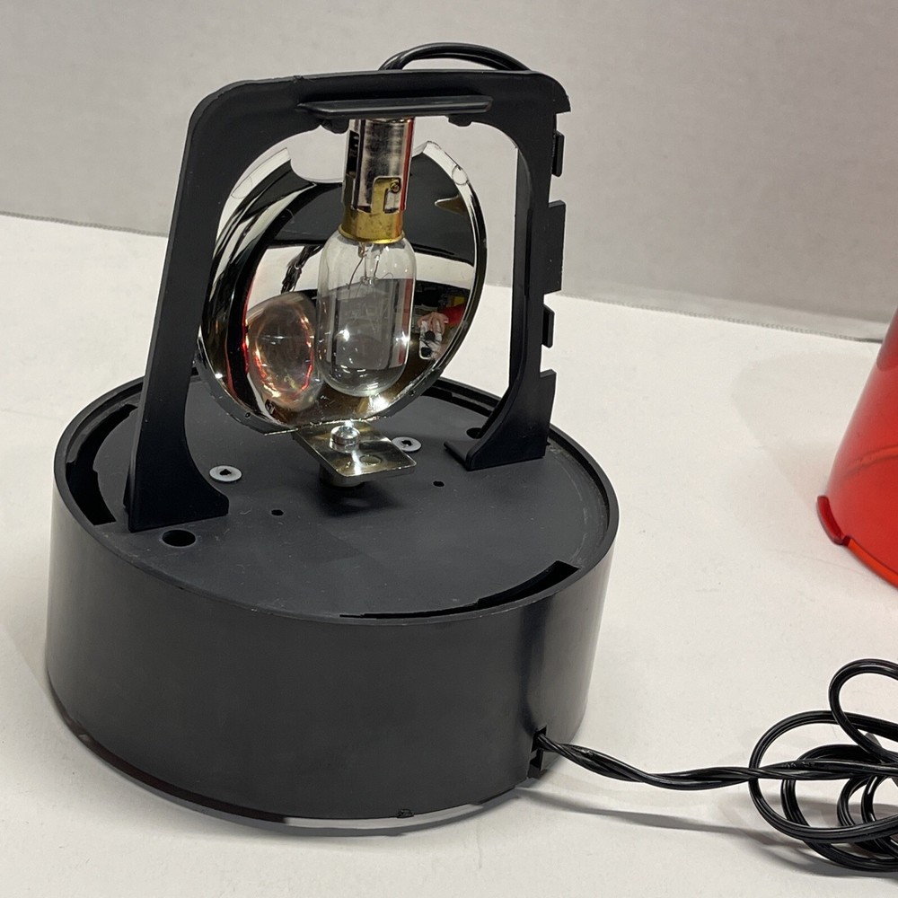 Rotating Multi Flasher with Red and Blue Domes with Extra Bulbs