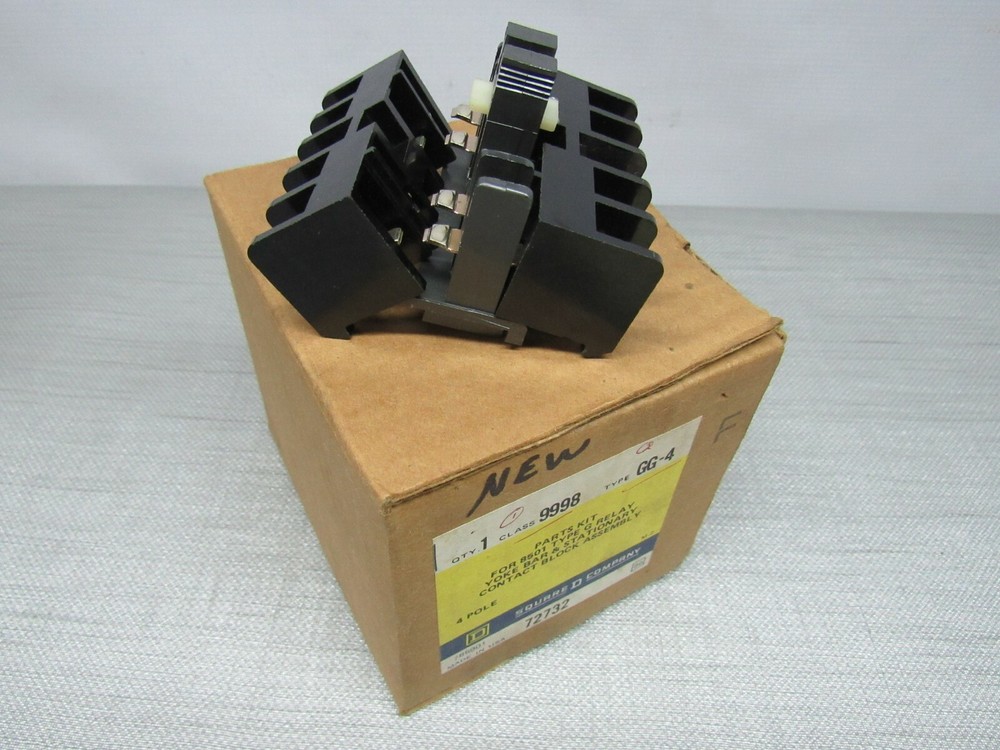 Square D Class 9998 Type GG-4 Contact Black Assembly