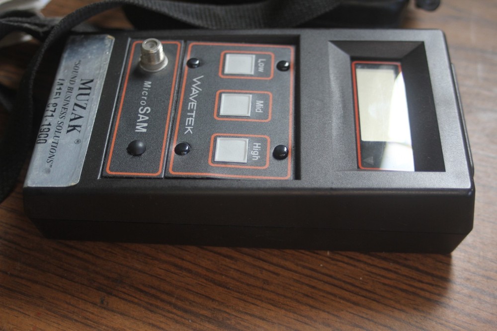 Wavetek Microsam Catv Signal Level Meter W/case