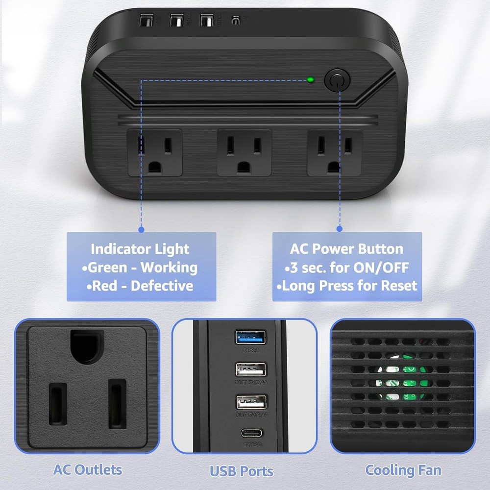 Transformador 220V Para 110V Voltios 2300W De Corriente Convertidor de voltaje