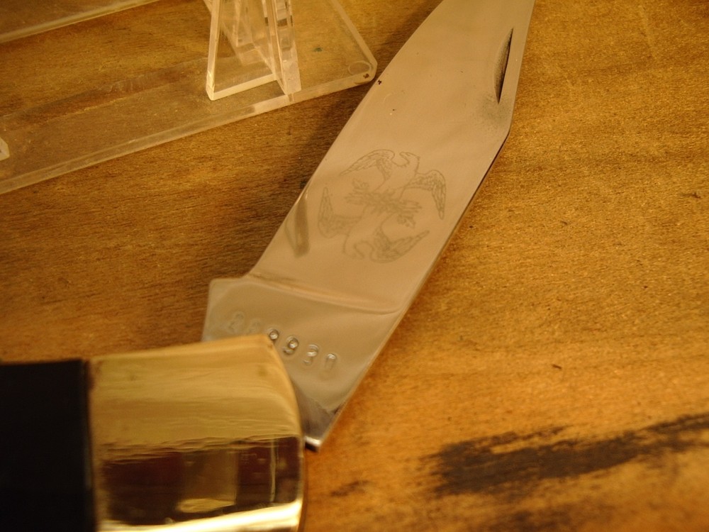 Commemorative OPERATION DESTERT STORM Lockback Folder- Jets-Eagle Etch