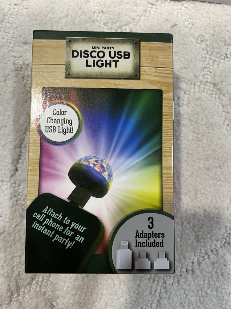 Mini Disco usb light and mini light box