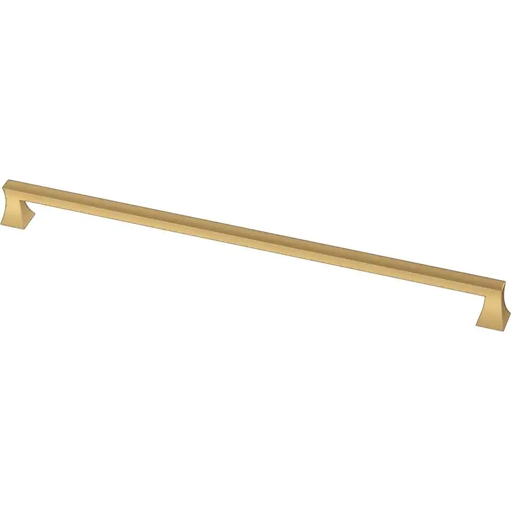 12" Modern A-Line Pull Bayview Brass
