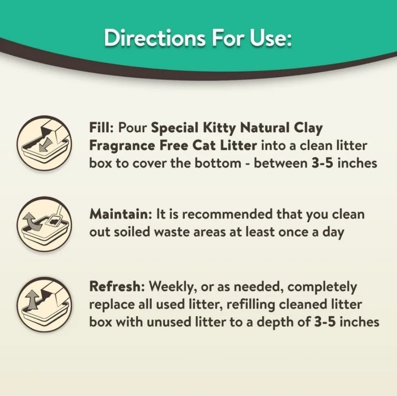 3 Box Special Kitty Scoopable Tight Clumping Cat Litter, Fresh Scent, 40 lb