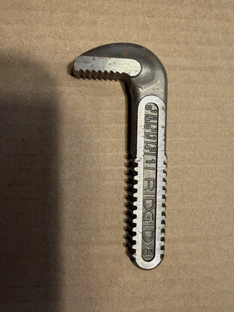 RIDGID Pipe Wrench Hook Jaws-Various sizes NOS