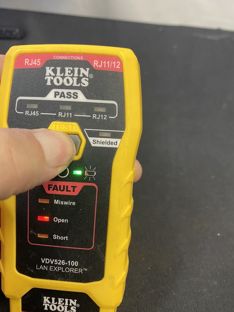 Kline tools data tester RJ45 RJ11 RJ12