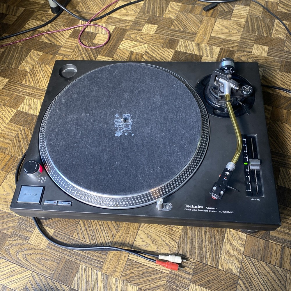 Technics SL-1200MK2 Black Direct Drive DJ Turntable