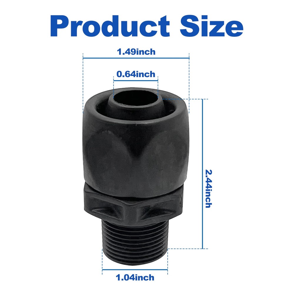 Quick Connect Pool Hose Fitting Polaris 4 Pack