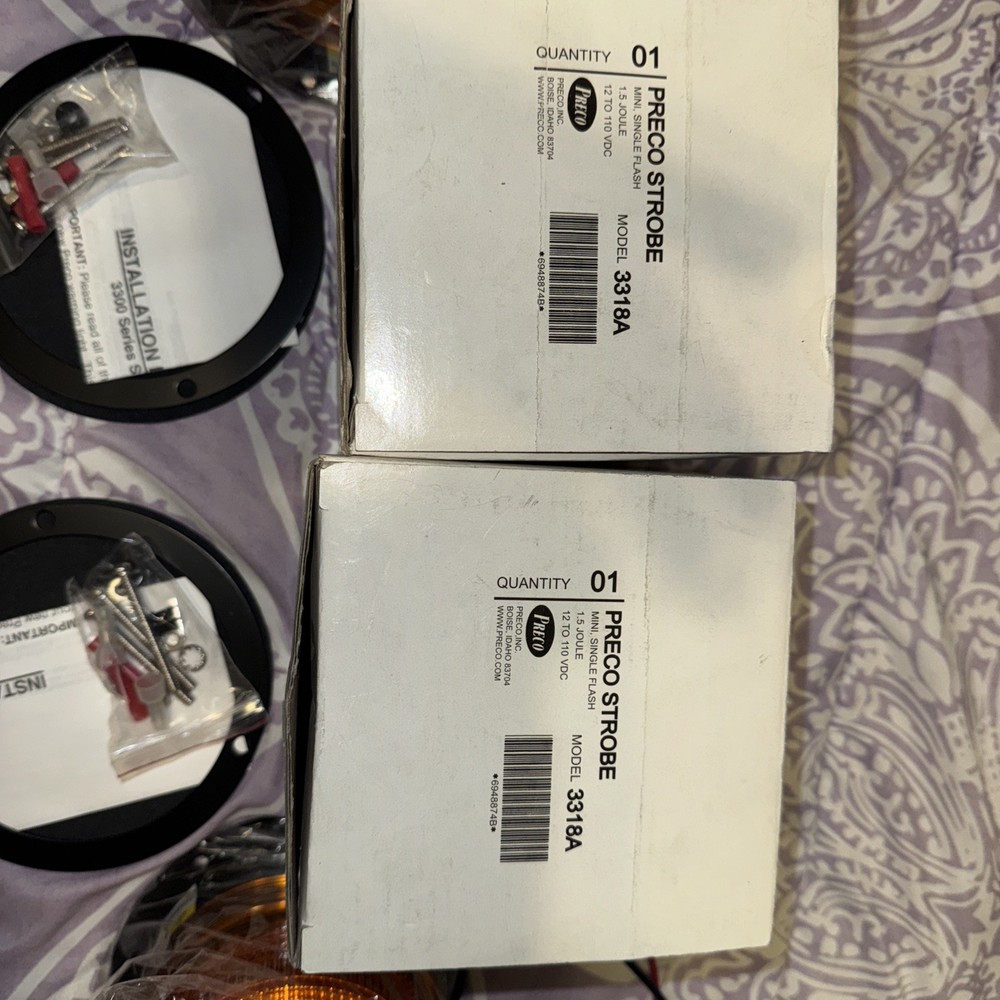 2-PRECO Strobe Lights FREE SHIPPING !!!!