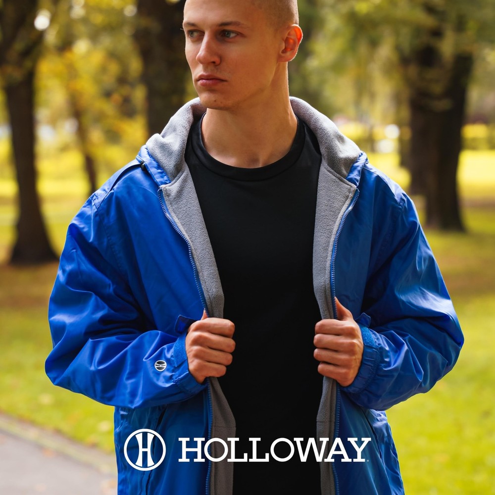 Holloway Conquest Knee-Length Jacket Medium Royal