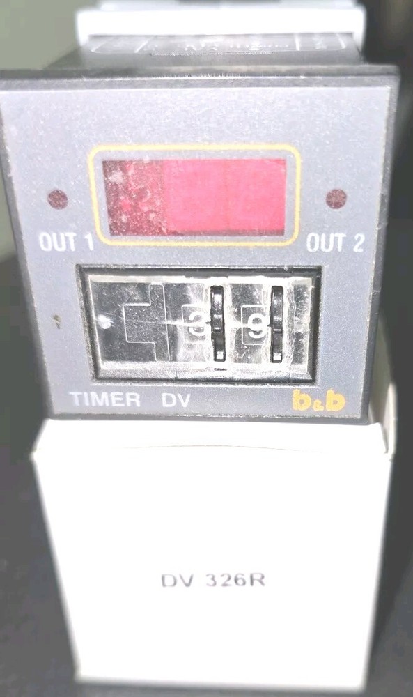 B&B  #DV 326R  2-DIGIT TIMER COUNTER (24VAC)  DW