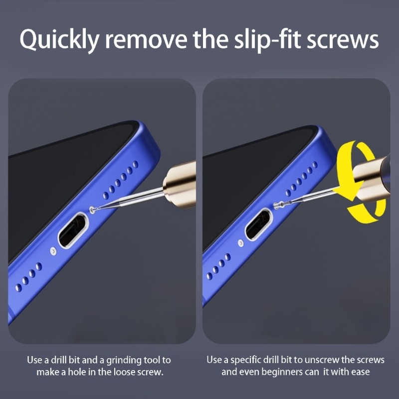 Multifunction Precise Screw Extractor Tool Set For Electronics Phone And