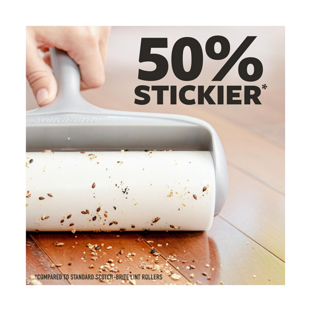 Scotch-Brite 50% Stickier Large Surface Roller Refill, Works Great ... Fast Ship
