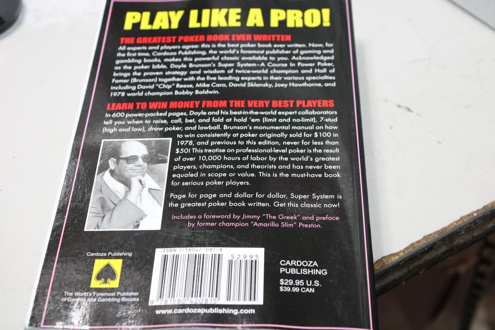 Doyle Brunson's Super System - Paperback - New