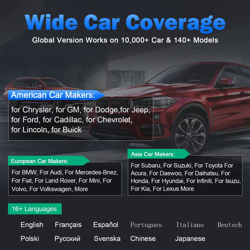 XTOOL A30M Bidirectional OBD2 Scanner Full System Diagnostic Tool Code Reader