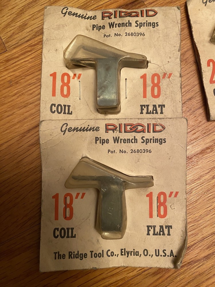 Rigid 2680396 18” Wrench Spring And Flat