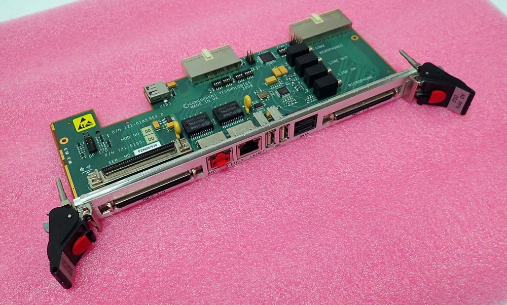 CONCURRENT TECHNOLOGIES AD PP5/002 REAR TRANSITION MODULE P/N: 721-6185-00