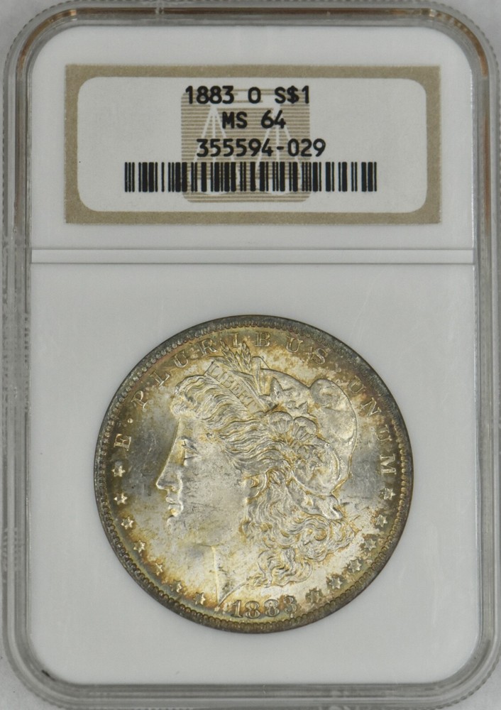 1883-O Morgan Silver Dollar - NGC MS64 Toned - ✪COINGIANTS✪