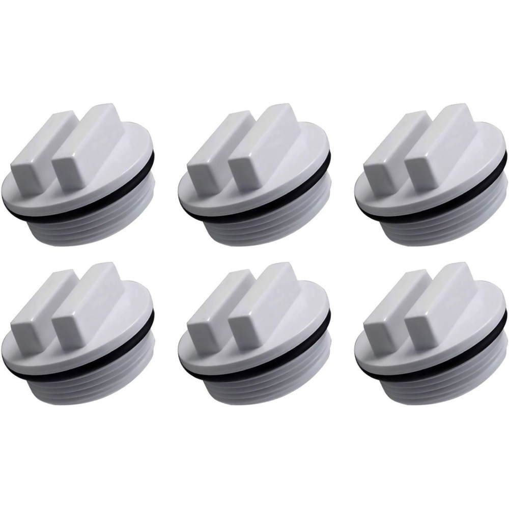 6* Pool Threaded Plugs Filter Drain Plug SP1022C For Winterizing Pools