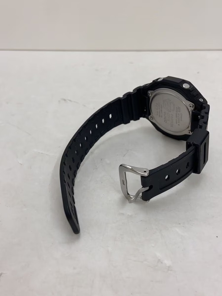 CASIO Quartz Wristwatch G SHOCK Analog Rubber Black