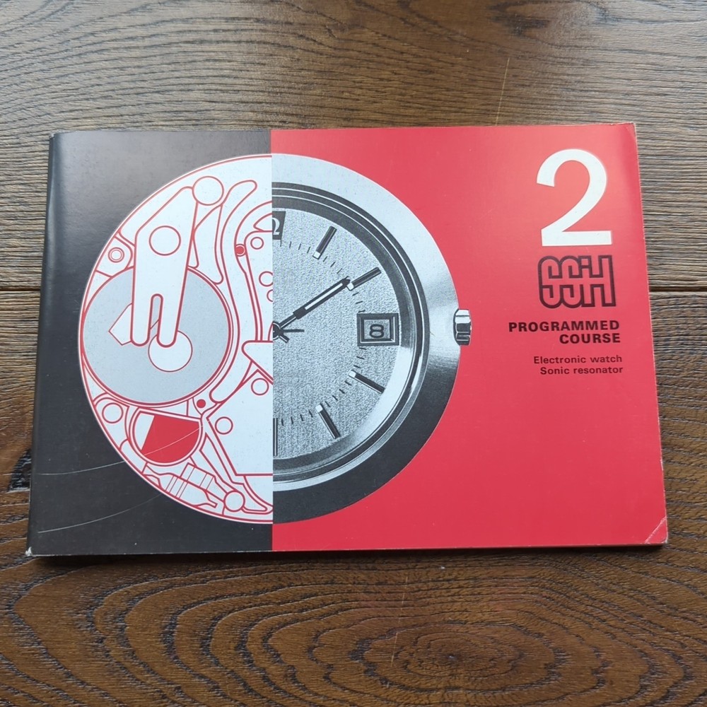 SSIH Omega Programmed Course Watchmaking Books Mechanical, Quartz, Tuning Fork
