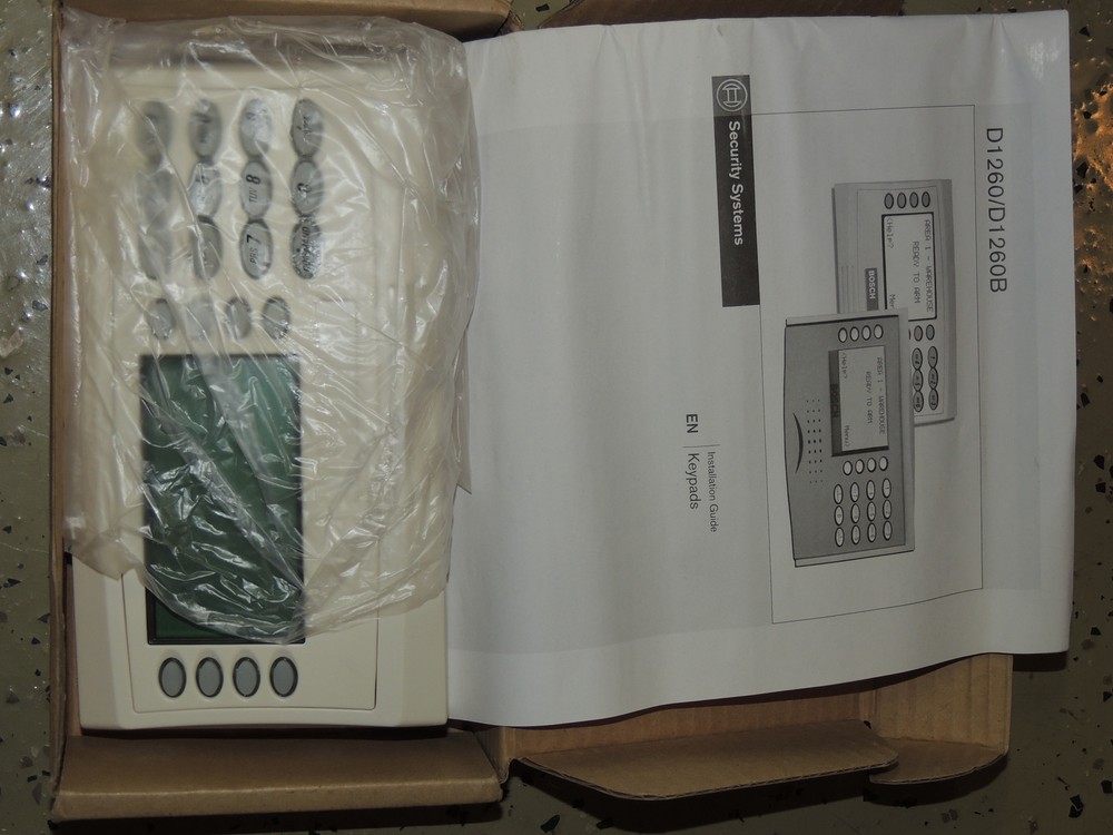 Bosch ATM Style Security System Keypad D1260B Alpha V
