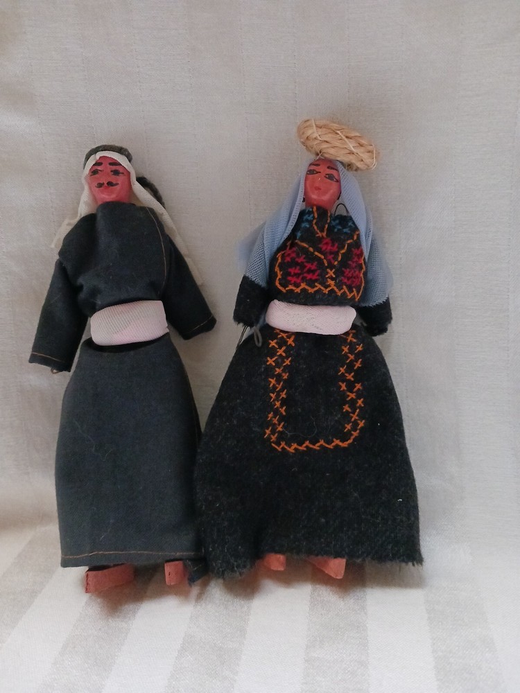 Balsa Wood Dolls from Israel