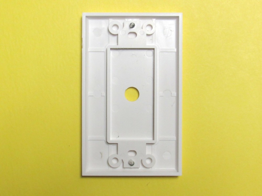 Silver 6mm-Stem Knob & White Wall Plate for M&S Volume Control