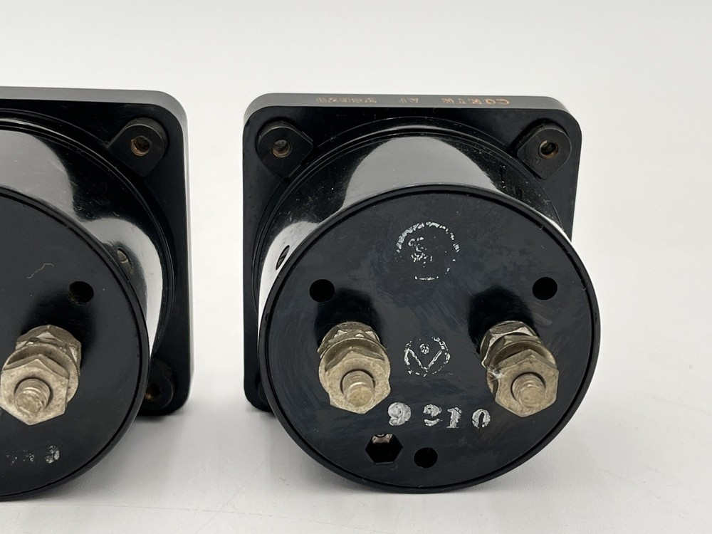 3 Vintage Panel Meters Amps AC 250 Untested