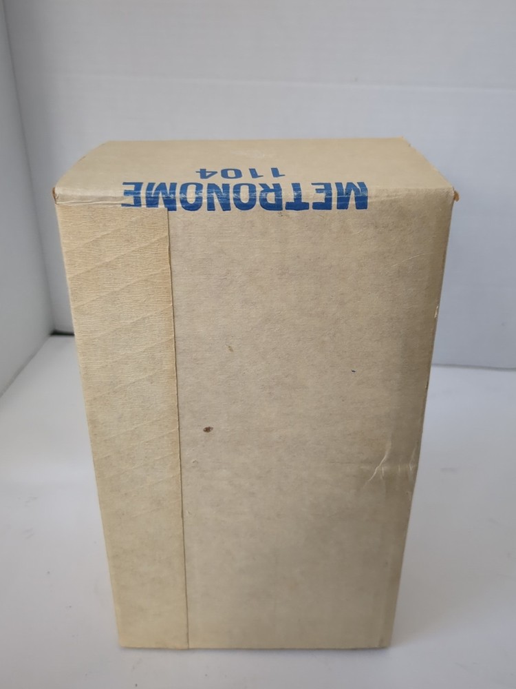Seth Thomas metronome Model No 1104 Tested Working with Original Box