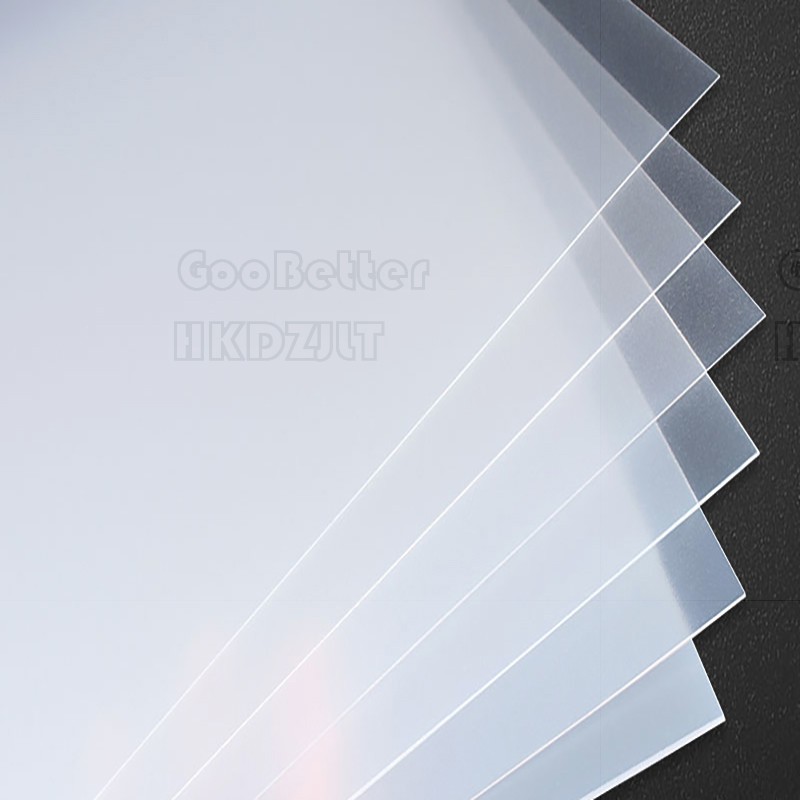 Frosted Translucent PVC Plastic Sheet Thin Clear 0.3mm - 2mm Thick Plastic Panel