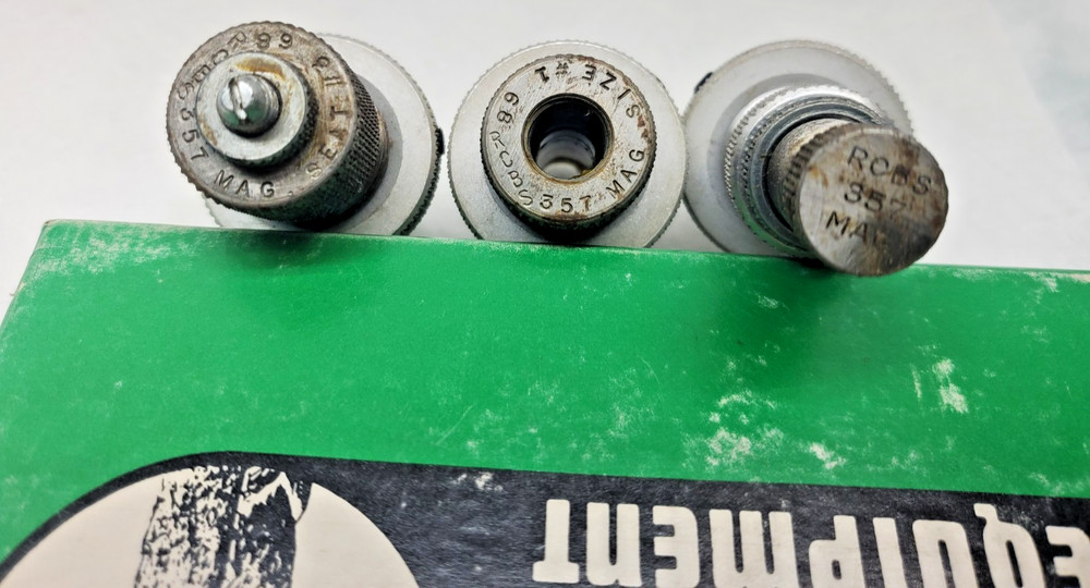 RCBS 357 mag Carbide reloading 3 die set plus 38 special
