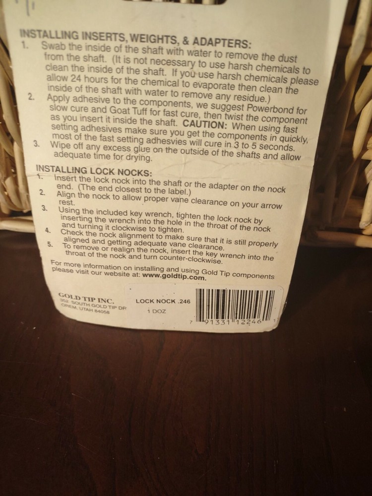 Gold Tip Precision Components Green Nocks