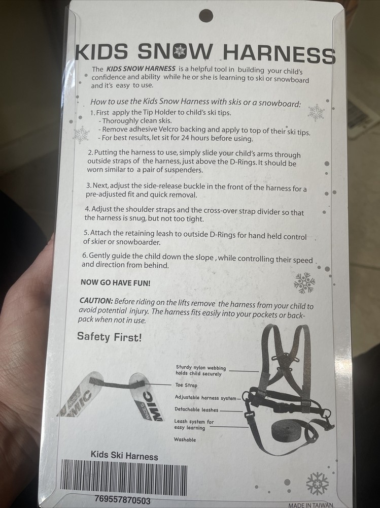 Kids Snow Ski Harness
