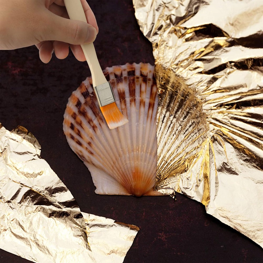 Gilding Adhesive, Gold Leaf Adhesive Kit, 50ml Epoxy glue+varnish