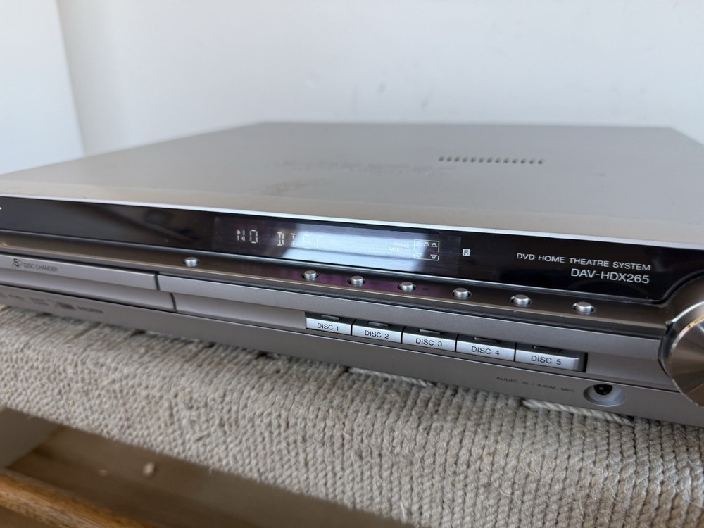 🍊Sony 5-Disc Changer DVD/CD Player Receiver/Amplifier | Model HDX265 WORKS!
