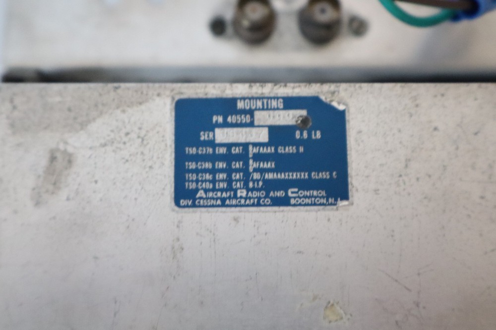 Narco MK12D NAV/COMM Mounting Tray & Connector