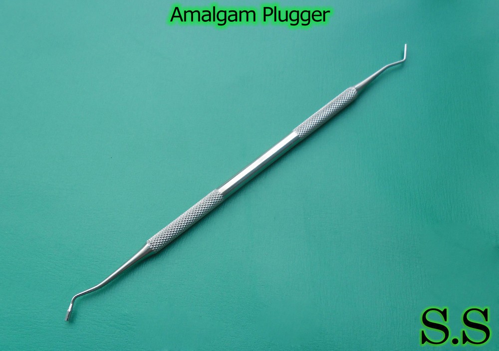 3 Amalgam Plugger Hollen Back #1 Dental Instruments